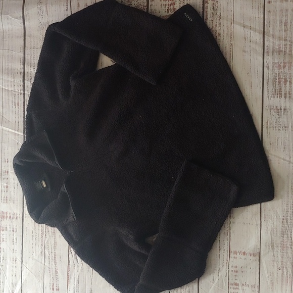 ATHLETA SHERPA 1/3 ZIP FLEECE - Picture 1 of 8